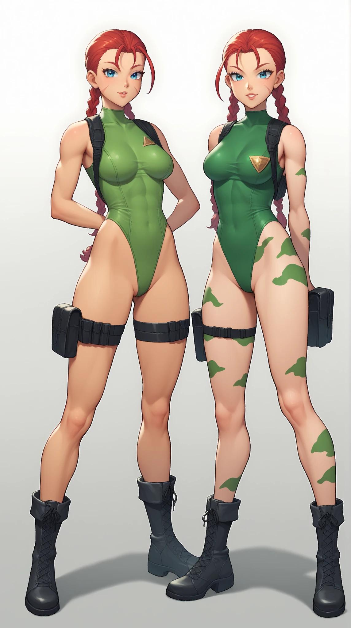1woman 20 years old, sculpted, military, wearing a soldier helmet, beautiful, perfect body, realistic, blonde hair, perfect body, thin waist, full outfit, wide hips, large breasts, slim thighs, jungle background, armored vehicle, flying fighters, military robot dog, camouflaged uniform, wealth of details, tight panties marking on the front, head to toe, highly detailed, high resolution, prefect hands, thigh gap