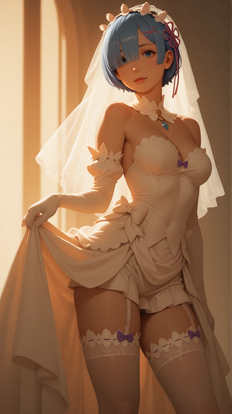 hight resolution, top-quality, ultra-quality, The ultra-detailliert, lighting like a movie、full of sweat、Wearing sweat、(((((sexy precure wedding)))))、、、(My whole body is sweaty、after sex、show off your pussy、not wearing underwear、accurate anatomy、beautiful nipples、protest、angry face、blush、)、Obscene atmosphere、Front Camera Angle