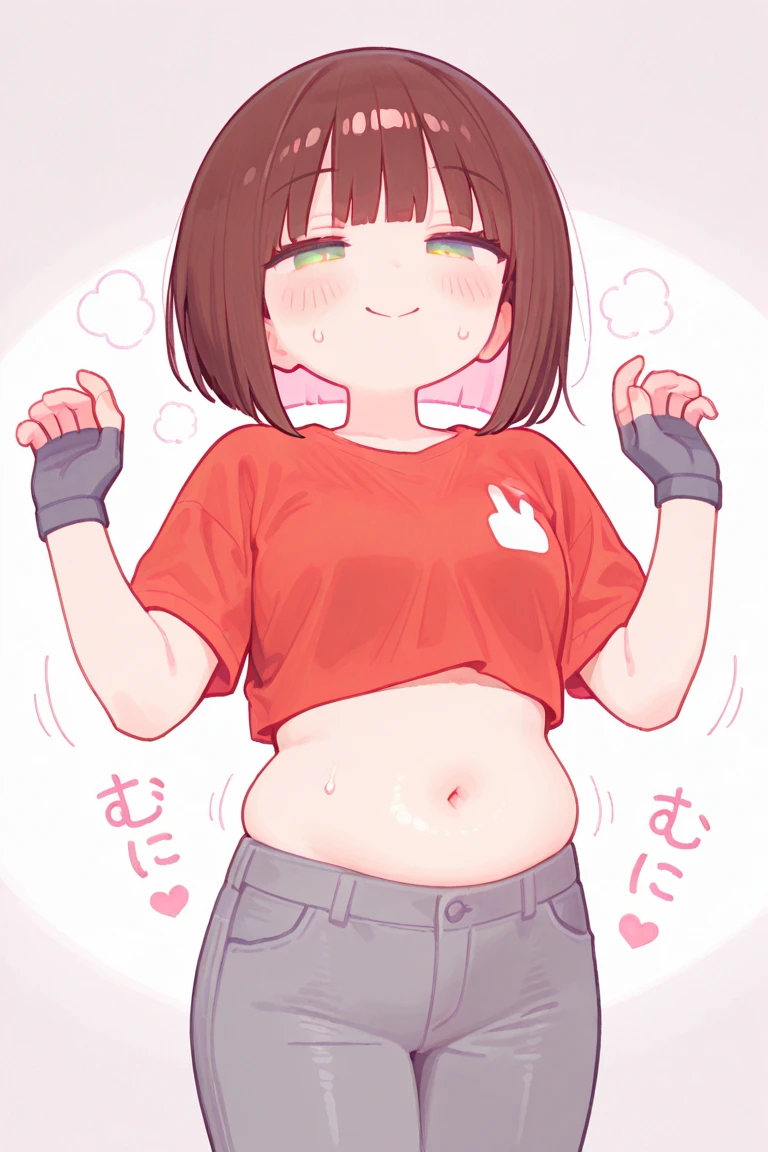 outside,short hair,twin tails,look away,正面ややfrom below見上げるカメラアングル、squatting down,I can see the underboob,Exposing the skin of the underkirt lift)、(grab the skirt、accurate hands、five fingers)、((The wind flips my skirt and reveals my pants.))、((skirt lift))、from below、((from the front))、Angle from feet、Angle from below、((Angle looking up from below、show off your crotch))、off shoulder,tube top sweater、man behind,twin tails