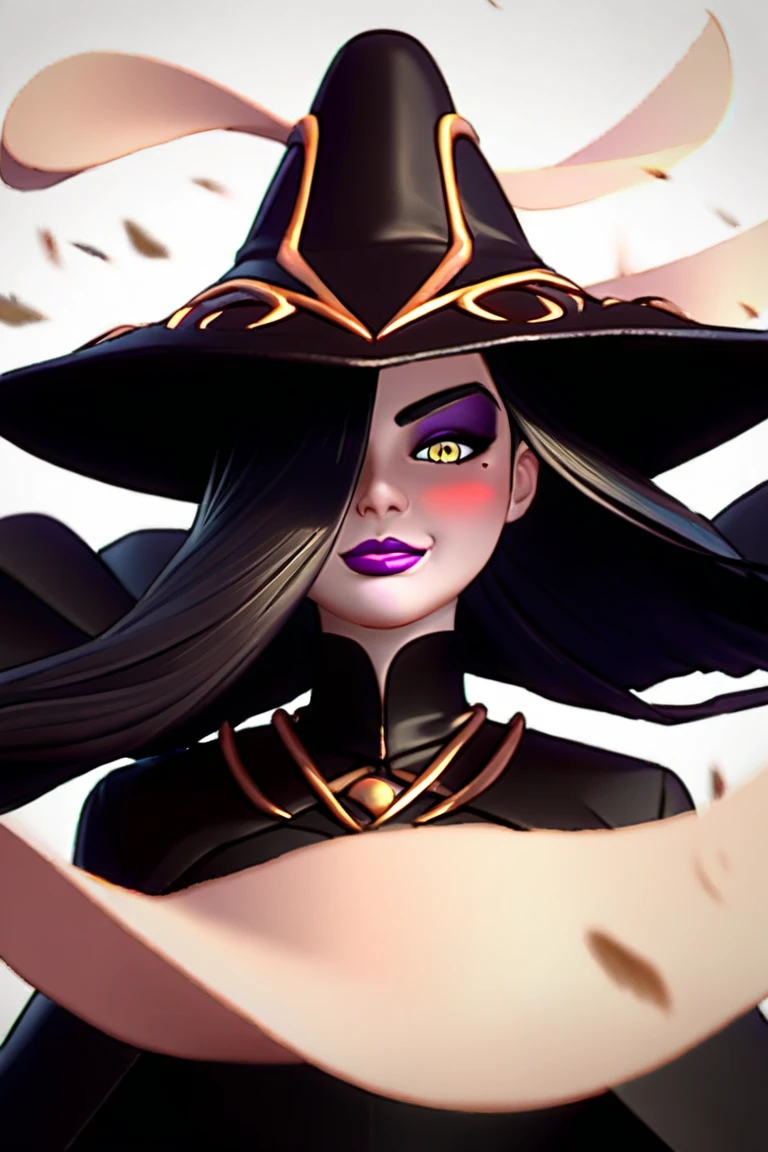 <lora:posterart-muf00d:0.8>, post00d, woman, witchcore, <clip:skip:2>, masterpiece, 8k, high resolution, shallow depth of field, sharp focus