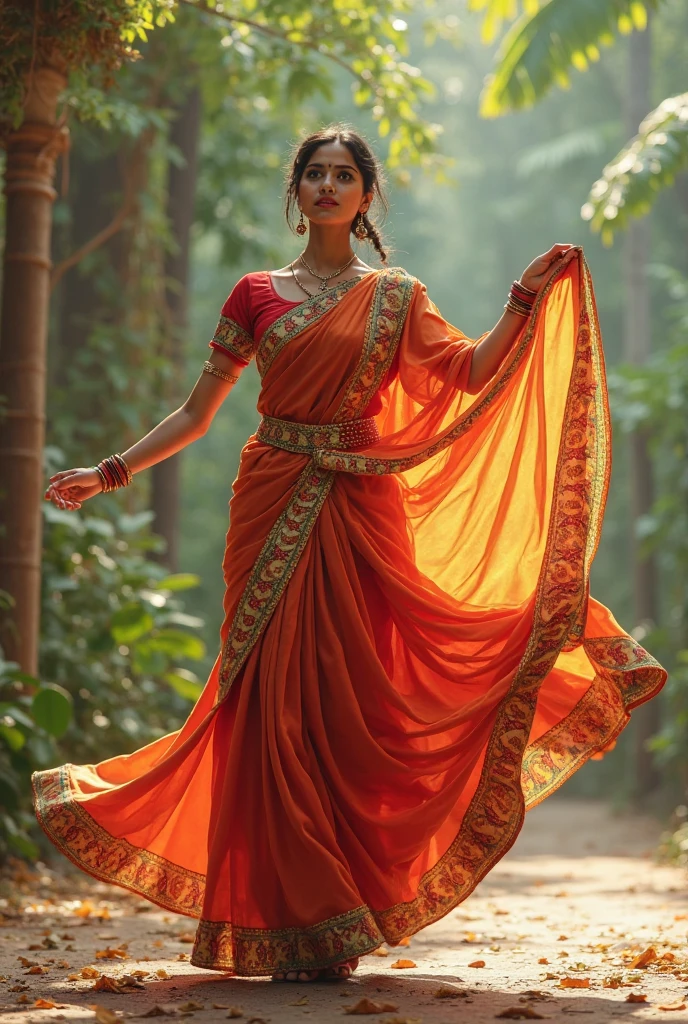 Photo of Radha ji leaving the house