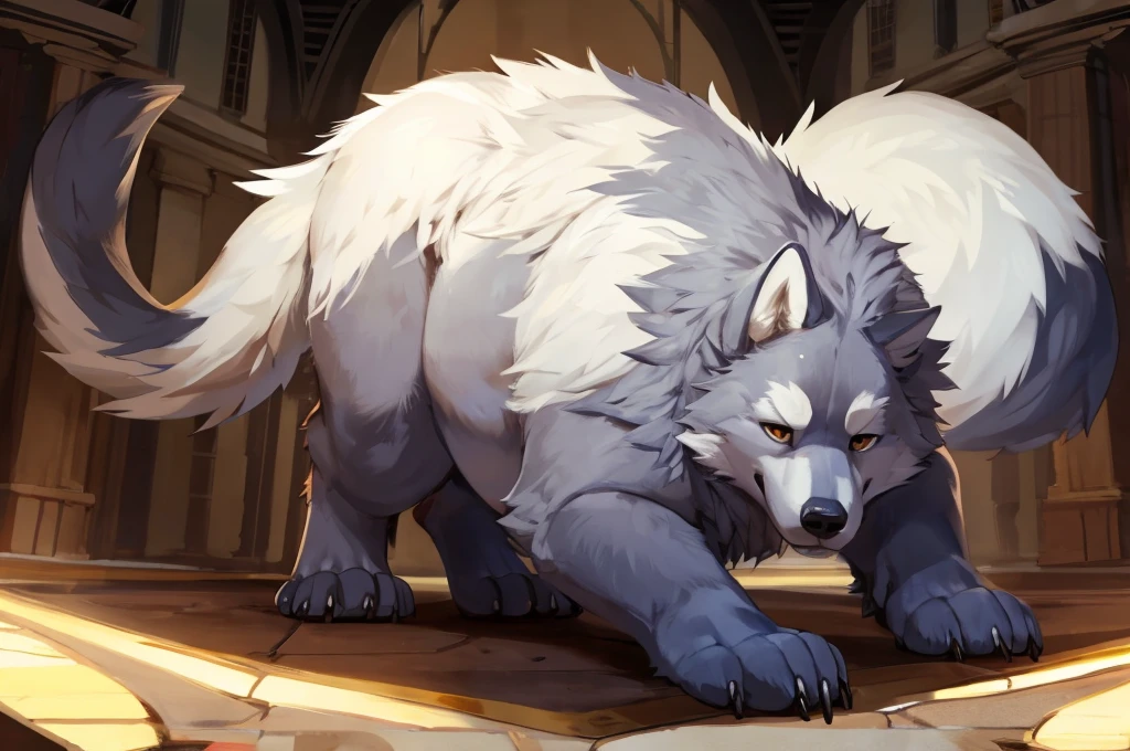 4k ultra quality, 4k full body view,(ultra high detailed body),((feral)) fox,by mystikfox61, by glitter trap boy,feral paws, by bebebebebe,by morethreedee, by seibear,(thick thigh),(chubby thigh),thicc thigh,thick legs,chubby legs,thicc legs,massive butt,enomorous thigh,massive thigh,massive legs,thick lower legs,wide legs,(detailed thigh),(wide thigh),fluffy belly sharp nails,((sfw)),(ultra detailed face),detailed eyes,big tail,fluffy tail,(detailed tail),enomorous tail,bigger tail,huge tail,volumetric light,big paws,(thick paws),fluffy paws,furry paws,enomorous paws,(feral focus), beast,(bigger lower body),(long legs),master works, super fine, 4k resolution, high quality,high picture detail,dark fantasy,illusory engine, Masterpiece,front view,dire fox,faint lighting,enomorous (feral) body,hyper belly,chubby (feral) body,white fur