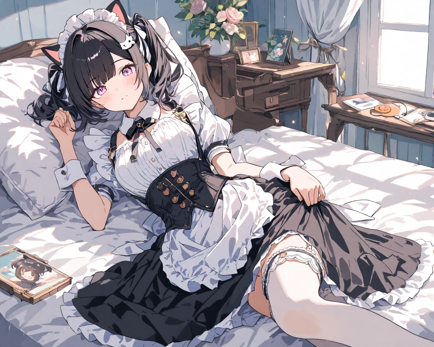 (((Boy with cat ears))), 8k, ((best quality)), 7 yease old, very cute