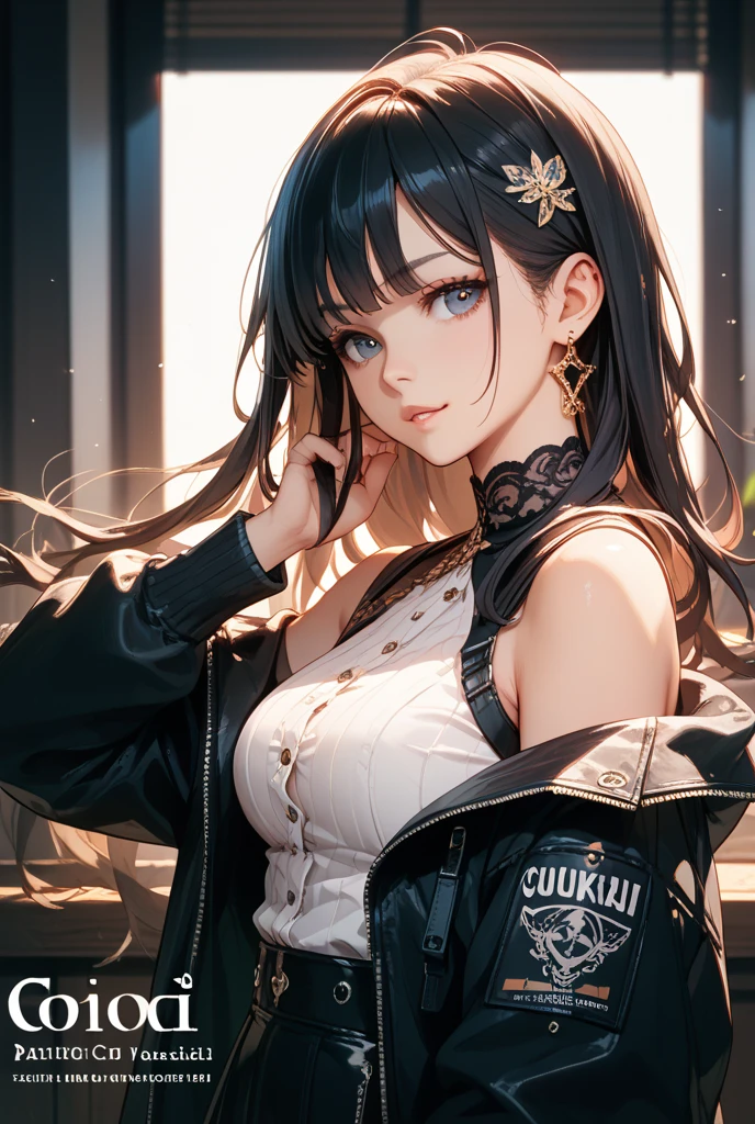 (masutepiece: 1.3), (max resolution: 1.2), (Ultra HDTV: 1.2), cinema lite, Ultra HDTV, (Detailed eyes and skin), (detailed facial features), ultgp, 8K resolution, Sharp Focus: 1.2, Perfect Style, Beautiful Face, accurate, Anatomically correct, Highly detailed face and skin texture, Detailed eyes, Dark-blue eyes, Double eyelids, Thin eyebrows, dropping eyes, (Glitter Eyeliner:1.2), Natural cheeks, Glossy skin, (Fair skin:1.2), shiny necklace and earrings, (Glossy lips: 1.4), break, absurderes, One-person viewpoint, (she is high school Student), (Wearing a Button up shirt, blazer, Pleated mini skirt), ((off-shoulder:1.3)), (shy smile:1.2), ((Innocent and very cute girl:1.3)), (Layered hairstyle, Wavy Hair), (Dark brown hair:1.2), Medium Long Hair, (Full body shot: 1.2), Focus on Face, medium ?????????????, (looking back at viewer:1.2), ((???? pose on Instagram:1.2)), ((In the School Rooftop:1.2)), ((background of night view:1.4)), (???????????:1.2)