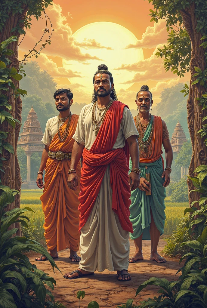 Gandhiji with babasaheb Ambedkar and shivaji maharaj