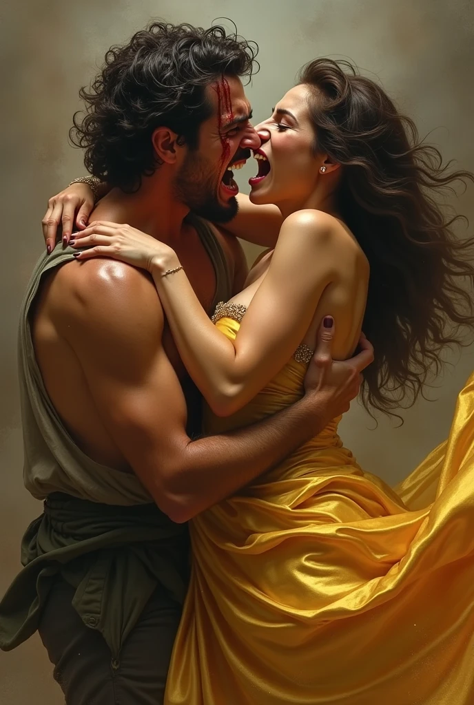 Men and women Cheating quarrel quarrel fight