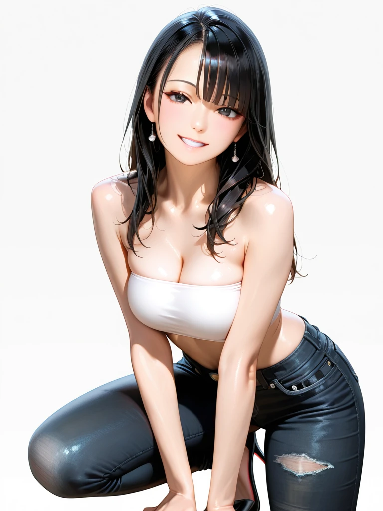 1 Female,nervous smile,from above,upper body,breast hold,face and body straight at the camera,Ultra-realistic as a photo,highest quality,8k, Ultra-high resolution,RAW Photos,well-proportioned body,Beauty,Small and beautiful breasts,POV,Sexy silk underwear,Sharpness,to close range,katsuragi misato,