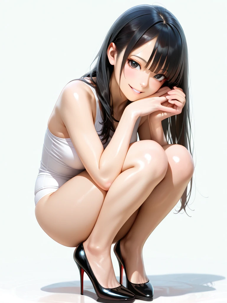 Woman in white bikini posing on bed, Smooth Anime CG Art, Seductive Anime Girl, seductive tifa lockhart portrait, [ 4 k digital art ]!!, Tifa Lockhart, beautiful alluring anime teen, realistic bikini, Tifa, photorealistic anime girl render, Trending on CGSTATION, beautiful alluring anime woman, Realistic Young Gravure Idol