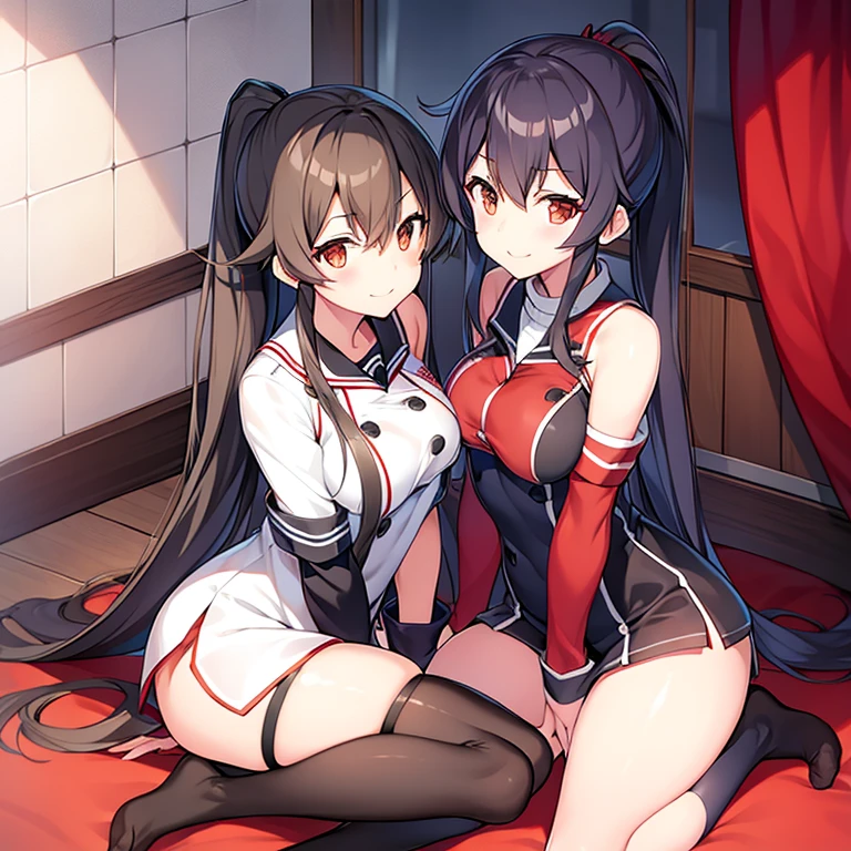 The prompt is as follows: sensual, thick thighs, 8K, 4k, highest quality, High resolution:1.2), cute anime face, noise reduction, shining blue eyes, bright smile , open your mouth and smile ,round, naked, naked足, muscular arms, muscular legs, in the bedroom , young face, anime chic eyes, at church, (((mai shiranui))), Rear view, T-back that digs into your butt, I'll turn around, mai shiranui's hairstyle, (((black long hair))), (((spread legs onbed))), (((vaginal,sex))), (((cum in pussy))), (((from above))), (((lying on bed))), (((white bed sheet))), (((lie on the pillow))), (((perfect anatomy))), Standing position prompts are in English.、Please note that descriptions and text are not included。.
