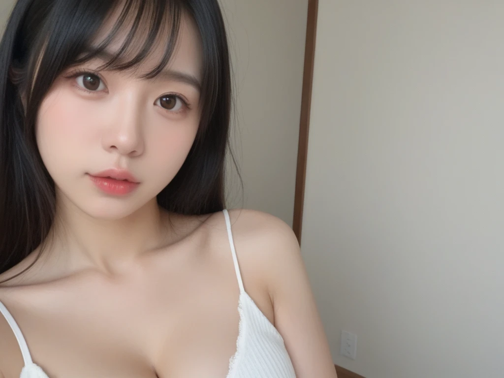 (((masterpiece))),(((High resolution)))、(((8K quality)))、(((perfect face)))、(((Korean beauty))), 30 years old, ((tube top)), panty, plump, look at the camera, ((high resolution face)), ((top quality eyes)), ((detailed texture))