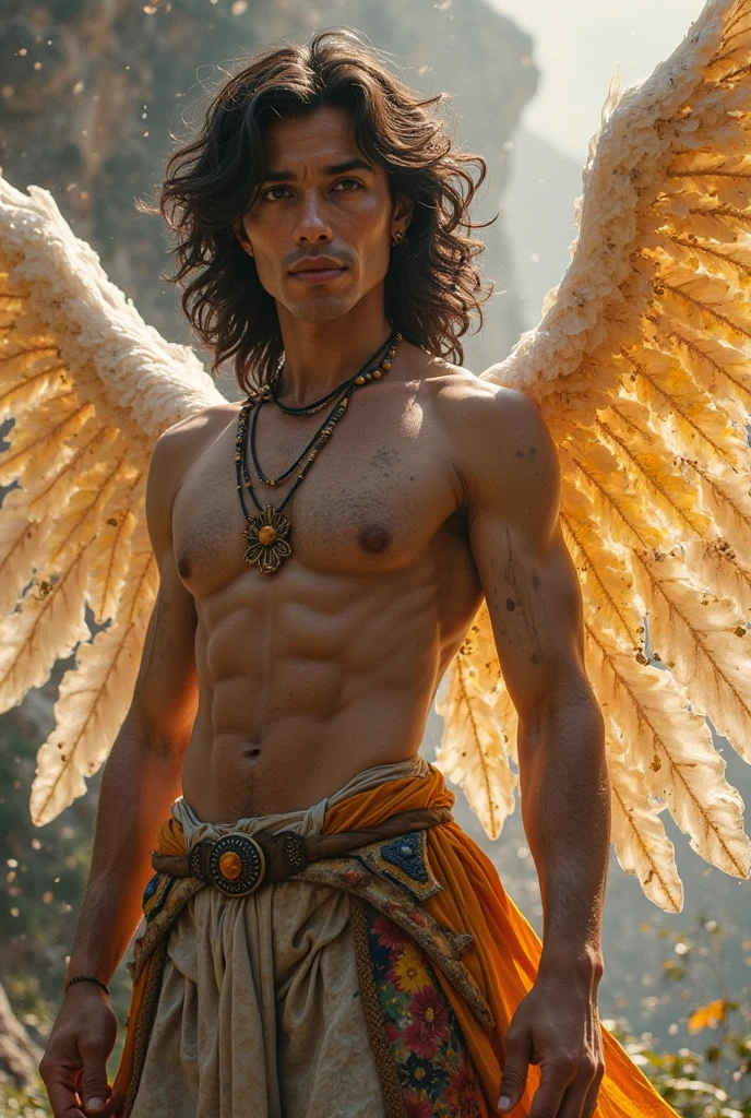 crying male angel