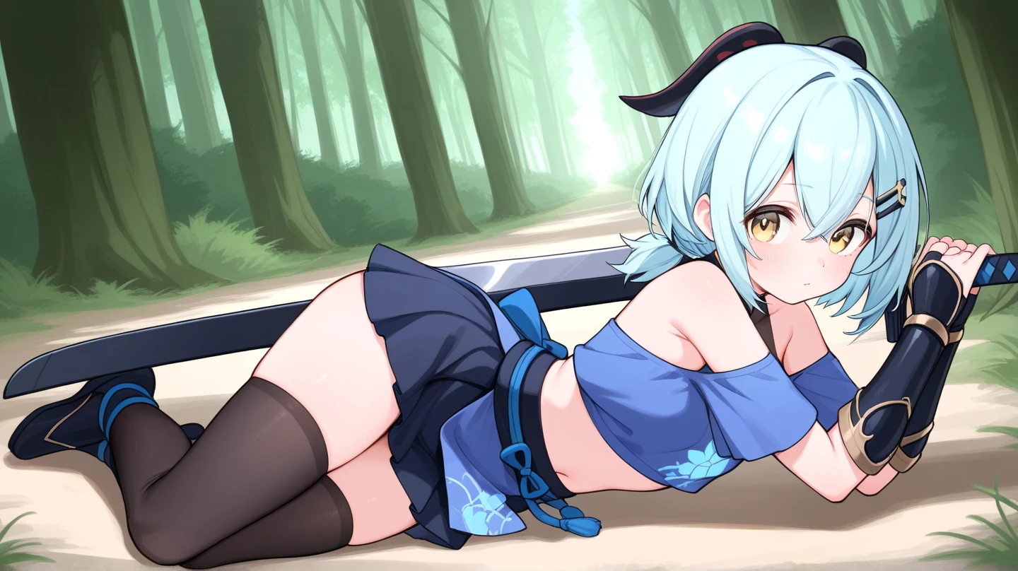 Solo, Best quality, Masterpiece, Extremely detailed CG, Extremely detailed 8k wallpaper, extremely detailed character, (An extremely delicate and beautiful portrait), Solo, Sharp focus,Anime girl lying on table, Beautiful anime girl kneeling with open legs， Biomechanical OPPAI, Sexy pudica pose gesture, seductive anime girls, Anime girl spreads her legs, an oppai cyberpunk, hajime yatate, rogue anime girl ayanami rei, ryuko matoi, sexyposture, konachan，Exhale the mist，Stick out her tongue，Mermaid line，musculature，Ambiguous eyes，High-fork panties，Be red in the face，huge tit，over knee socks，open open mouth，Stick out her tongue， dropping saliva，White popsicles，Melted popsicles，Hair tied up，Long tongue，Single horsetail，The melted popsicle falls on the chest，Excitation，Place your hands on your chest，Plenty of liquid，White liquid，Floating popsicles，Suck on popsicles，looking at viewert，love heart，Throw a wink，Lick gently，Camel toes，Half-off coat，Oral sex，Popsicles in his mouth，Close one eye，Abs，musculature，Sunburn，Brown skin，Black stroke，athletic sneakers，Love bubbles，Fluid flows under the body，Half-melted popsicles，Lick gently，Thick and long popsicles，Popsicles to panties，Hold your butt with your left hand，Open，Put popsicles in it，Flowing melted popsicles，Love tattoo on the abdomen，Openwork panties，leg loops，white stockings，yogurt，Yogurt outflows，Excretion of breast milk，Raised ，Squeeze panties，Yogurt spills，Get wet，Get wet，Popsicles are placed on your butt，Popsicles are covered with yogurt，Look at the belly，love heart，dirty with yogurt all over her body，Popsicles rub panties，Popsicles to panties，Blue hair，Dragon's horn，red eyes，Tomorrow's Ark Chen，Creampie，