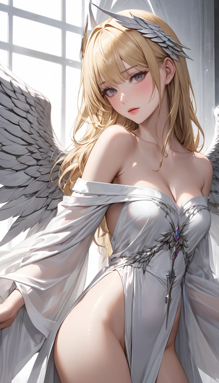 (masterpiece,ultra-detailed,best quality,8K,CG,realistic,illustration:1.2),(perfect-composition,detailed beautiful face,Clean skin,photographical skin,shiny skin,shiny hair, photographical hair,ultra detailed eyes,shaved,kawaii,uncensored:1.1),<lora:add_detail:1.8>, (petite girl:1.5) ,smile,long hair,twin tail, <lora:unhorny_v01:0>, <lora:angelic-wing-style-darquelilly-v1:0.6> (angelicwingstyle, sky, cloud,fantasy, glowing, flying:1.4),( angel wings, angel,white dress:1.2)