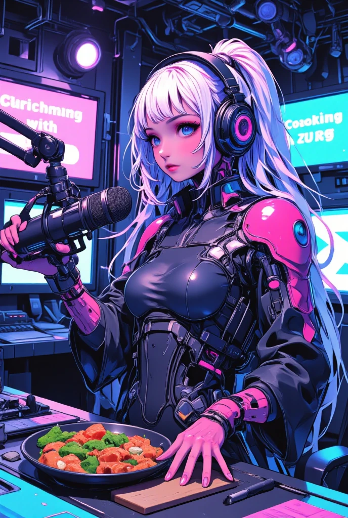 1girl, animal ears, bangs, blush, bodysuit, breasts, closed mouth, fake animal ears, gloves, headphones, headphones, horse ears, impossible clothes, jacket, big breasts, long hair, long sleeves, looking at viewer, pink body Suit, Pink Eyes, Simple Background, Close Skin, Smile, Solo, Twin Tails, Upper Body, Very Long Hair, White Background, White Gloves, White Hair, Alice\(nikke\),(Masterpiece:1.4),(Highest Quality: 1.4) ,(glistening skin),realistic,smile,incomparable masterpiece, perfect work, ((perfect female figure)),