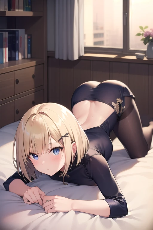 anime girl, (1girl:1.2), masterpiece, best quality, best detail, best proportion, best anatomy, best face, blush, best shaped breasts, very big breasts, (platinum blonde short hair) ((14 year old caucasian lowteen):1.3), ((full body shot):0.9), view from side, (prosthetic girl),  ((prosthetic limbs):1.4), ((prosthetic girl):1.0), (nsfw:1.1) , (full nude:1.5), cameltoe, loose a competition, sadly, tears, blush, trackfield(background), (spread her legs wide),