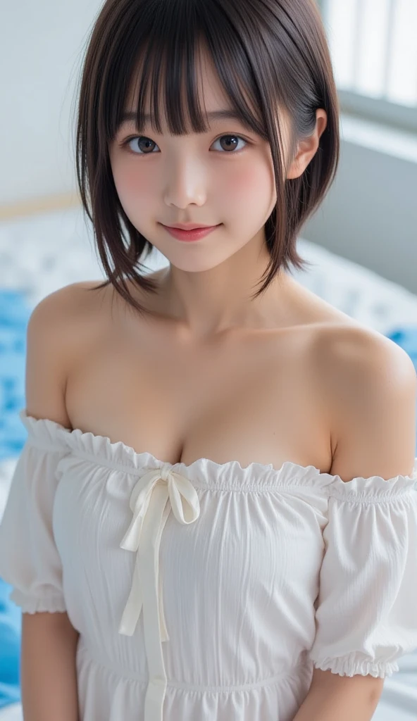 sc1, couch, scenery, table, indoors, night sky, low_light, depth of field, from from side, sitting,, ultra detailed, masterpiece, best quality, aesthetic, detailed,
One Girl、Black hair in twin tails、short hair、Wavy Hair、Blunt bangs、Purple eyes、((A sweet, ecstatic face:1.5),Lots of silver earrings、((Big Breasts)), Pink frilly outfit、Off-the-shoulder strapless、Black mini skirt、((Fishnet tights))、Platform leather shoes、