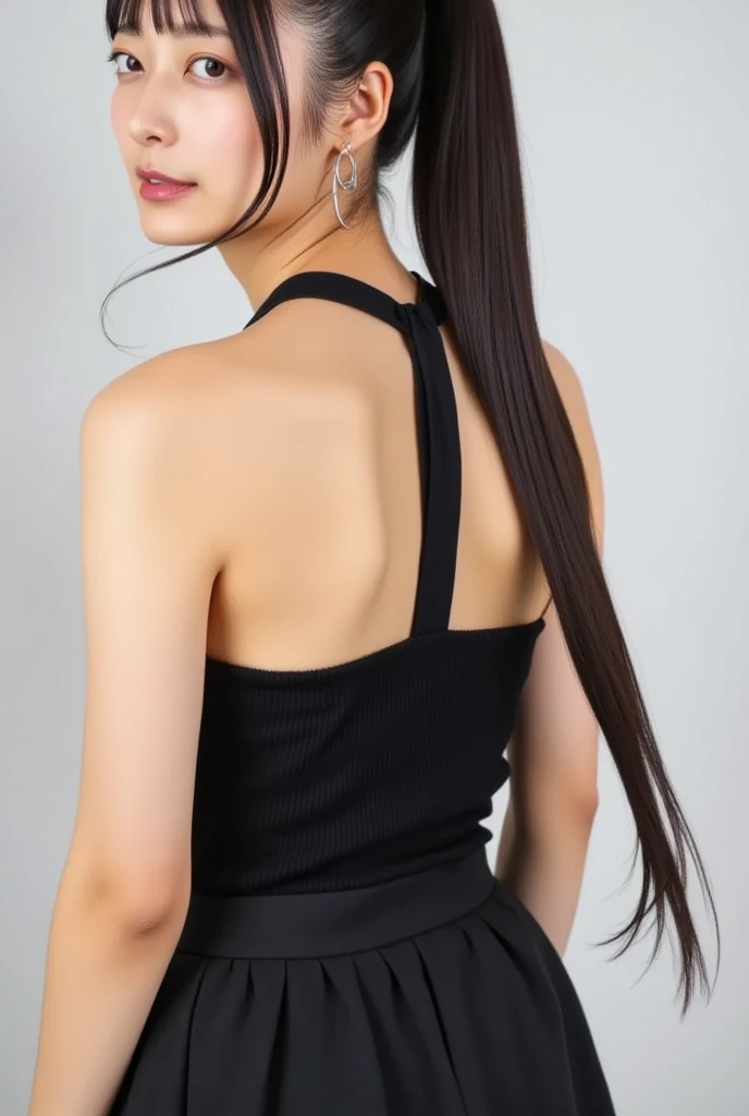01:59:43 expires in 13 days nsfw,from below,The lower part of the body is wearing panties、from behind,from back,Back view、Turn around and look here、8K、Detailed Description、Very high definition、Realistic、reality的、Real、live-action、reality、High resolution、Nogizaka46、japanese idol,beautiful girl、21 years old、White tight tank top、Mouth closed、Bright locker room、Straight Long Hair、Headband、Very black hair、pretty girl、Beauty、Large Breasts、Glowing Skin、Glowing Skin、Shiny Hair、Very white skin、Heavy makeup、Embarrassed、Embarrassed look、Slit eyes、Big Eyes、Double eyelids、Don't show your teeth、A pastel yellow skirt falling behind