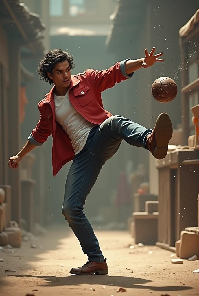 Amidst a vibrant playground, Tiger Shroff gracefully joins a group of enthusiastic children, showcasing his prowess in tap dancing. As their amazed eyes follow his every move, he effortlessly leads them in a spirited game of Tapcat, blending his trademark agility with their youthful exuberance."