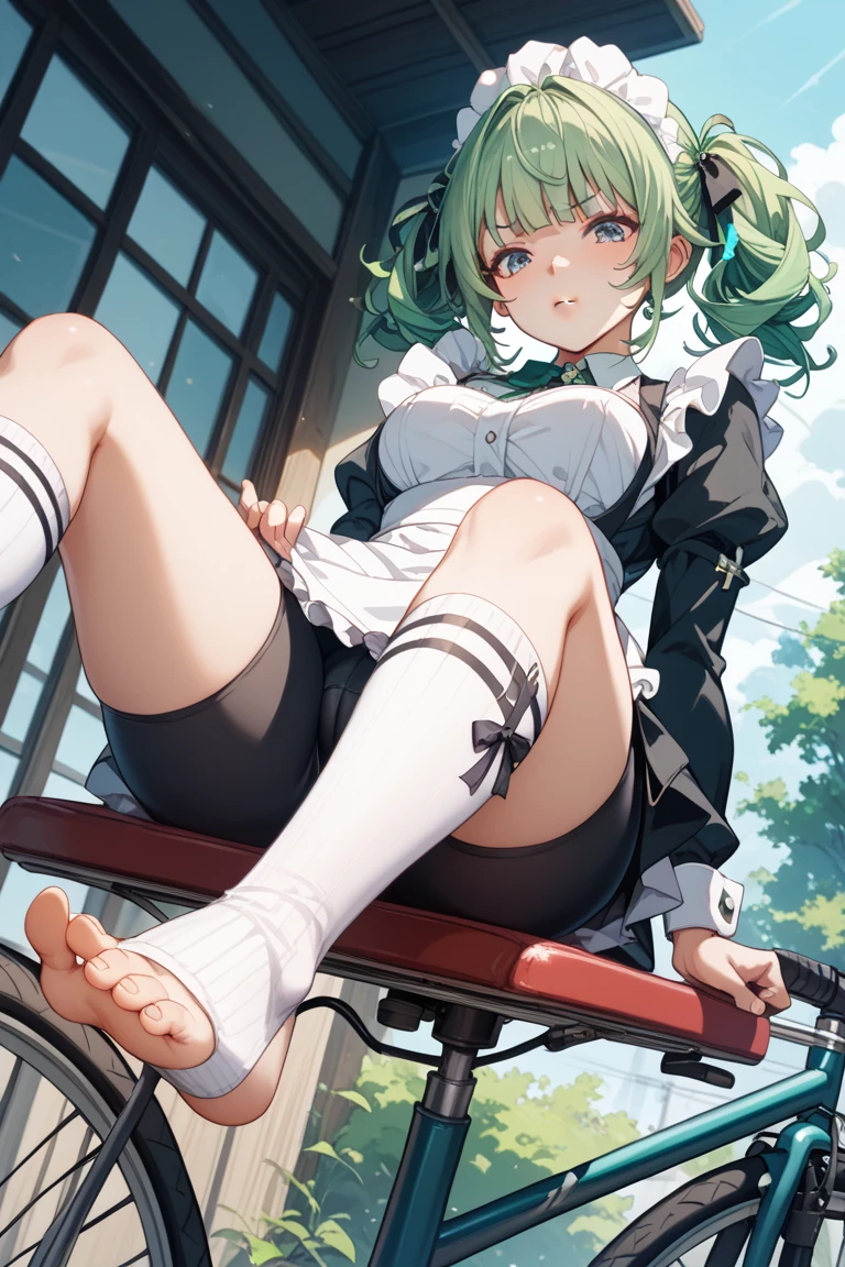 score_9,score_8_up,score_7_up,
1girl,solo,nahida,genshin impact,closed mouth,,outdoors,in a meadow,(school uniform:1.2),on floor,),squatting,from below ,looking at viewer,