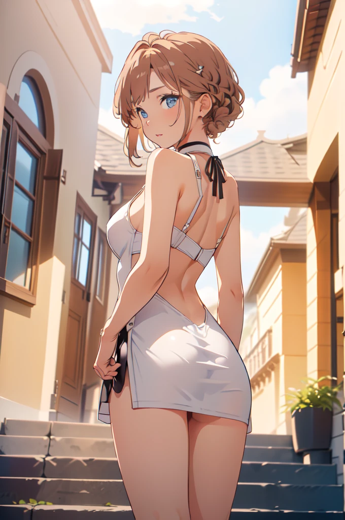 naughty woman, age 46,plump mature woman、close up, park, nature, nature park, anime, anime movie
indoor、Top Quality, Photorealistic, 8k, High Resolution, Girl,smile,
1 Woman, (Professional Lighting, Bokeh),
1.5), (Portrait: 0.6), Gorgeous, (Dynamic Pose: 1.2), Soft Lighting,
8K, ultra-definition image quality, highest image quality, long and full eyelashes、In underwear、Big Breasts、Big Ass、Plump body、Embarrassing、Small face、Realistic Face、tall、solo、Girl's room, J cup bra、panties are visible、white and beige lingerie、shot from the buttocks、Emphasize the crotch、Figure centered around the crotch、back view、extremely big butt