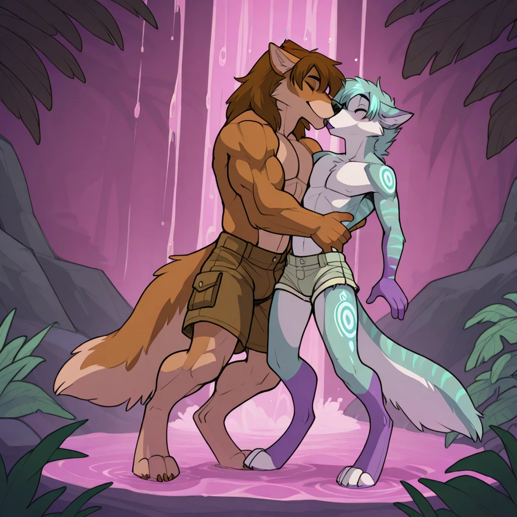 Young naked furry having sex with a furry guy