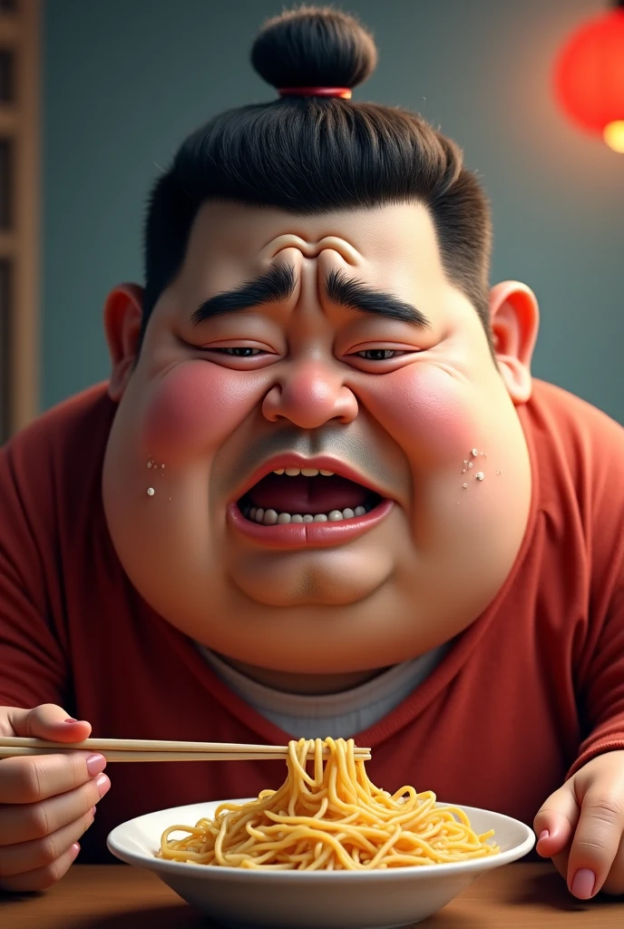 arafed baby with a cell phone in his mouth, large)}], huge chin, obese ), big chin, cute silly face, [ realistic photo ]!!, wan adorable korean face, round cute face, with round cheeks, cellphone, eric cartman in real life, cute boy, an obese, mean face, obese, overweight!! teenage boy, funny
