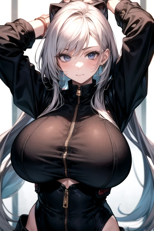 Brunhild the  Bustiest Valkyrie from Shuumatsu no valkyrie looking like a hot babe,gourgeous goddess,beautifull,cute face with a large,curvy voluptuous body, massive breasts, thick thighs wearing see through reaveling outfit