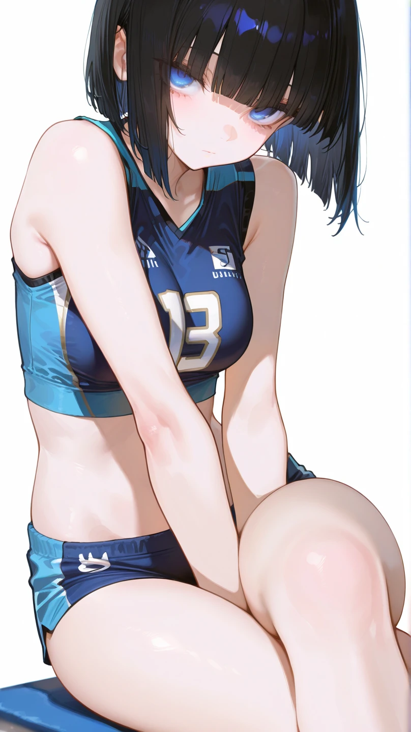Playing Volleyball jumping