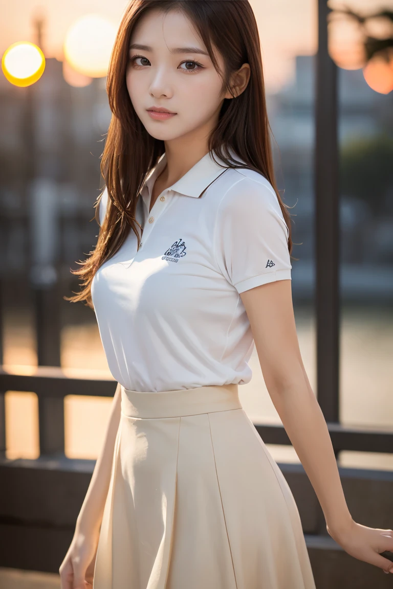 masterpiece, Highest quality,Very detailed,High resolution,(Realistic, photoRealistic:1.37),Excellent anatomy, One beautiful woman,18-year-old,tennis Club,(Knee-deep shots:1.3),(Focus on skirt and thighs:1.5),A small smile,Play Tennis,Tennis Wear, (shape), (((Skirt Lift, No pants, Genitals are visible))),(((white,Super short mini skirt))),((Very delicate and beautiful)),(Bokeh,Blurred outdoor background),Brown Hair,Long Hair,bangs, Floating Hair NovaFrog Style,Very beautiful face,Cute type,Baby Face,Big Natural Color Lip,Big and pretty eyes,Brown eyes,Obvious double,Small and cute nose,Brown eyes, Shiny highlight spots around the eyes,Character Focus,Tilt your head,The best light,Best Shadow,Mysterious perfect face,Very detailed,Soft Skin,(Glowing Skin, Sweaty: 1.2)'Beautiful feet, Voluptuous thighs,Plump body,Huge breasts,(Expresses the roundness and softness of the chest area.........1),Beautiful body,(The perfect woman),Relaxed pose,Are standing,Complete off-shot,