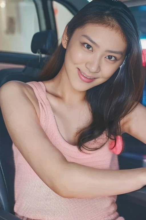 barechested、The nipple is visible、infp young woman
