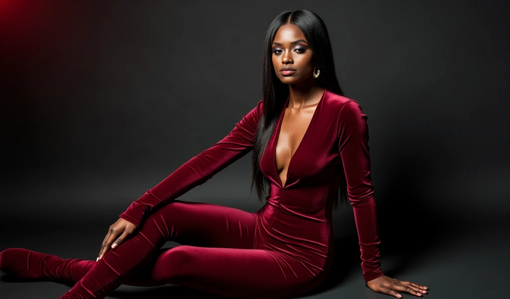 beautiful african woman long straight hair, mulher branca, Businesswoman, Wearing the Gucci-inspired summer collection , Milan Fashion Week, MFW, NYFW, Estilo Vogue, corpo todo, Feliz, arquetipo criativa, olhando para camera, em uma cafeteria, Diferentes poses, Sitting not bench