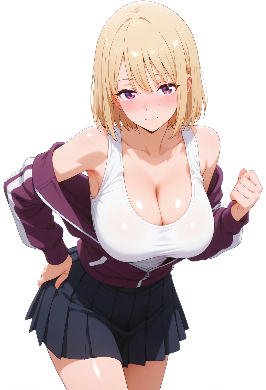 Judo clothes,smile,big breast,smile,Embarrassing,bare breast,