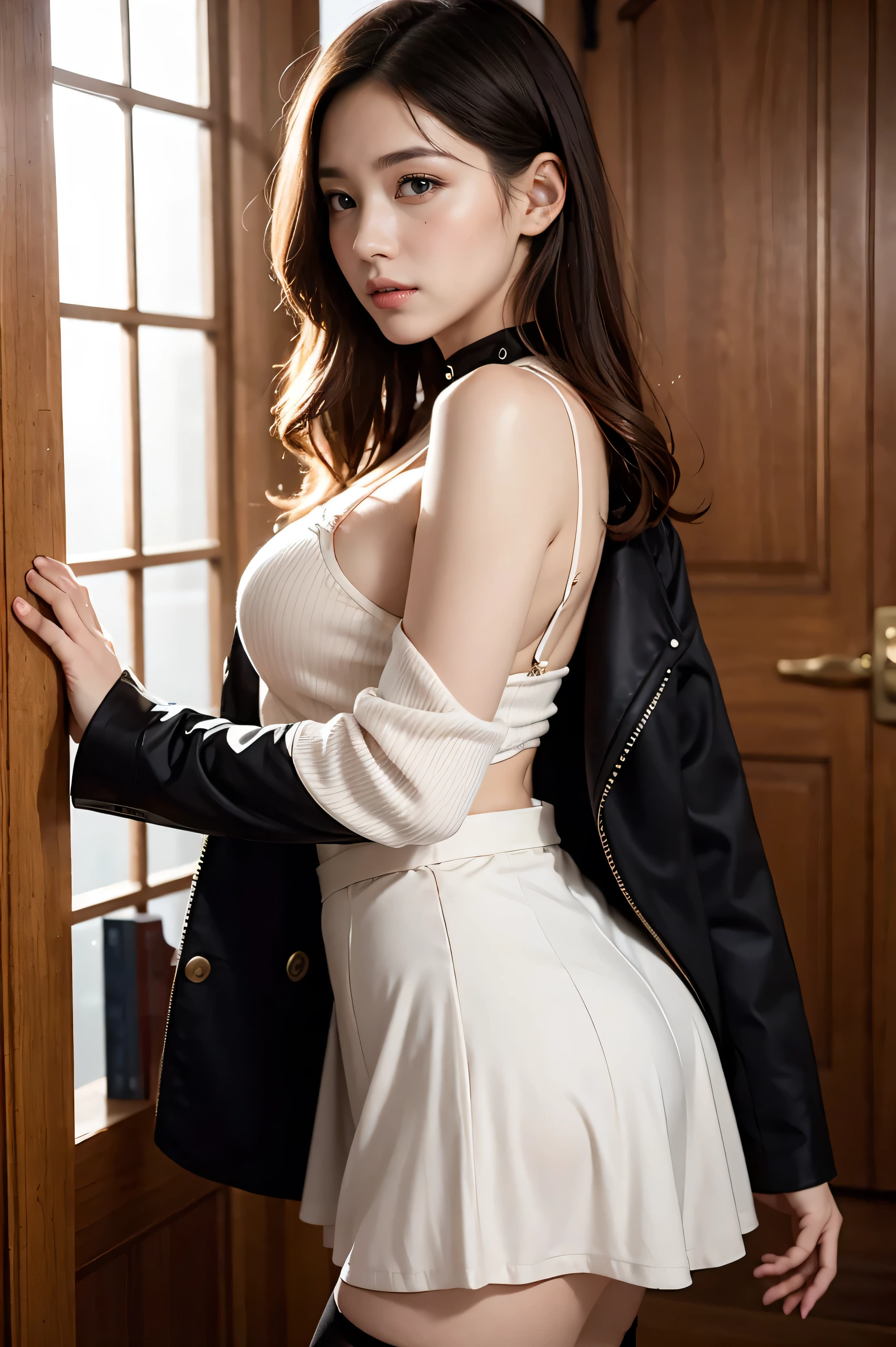 (As it is:1.4),((16K, masterpiece, RAW Photos, Highest quality,Ultra-high resolution, Realistic, Highly detailed CG integrated in 16K)), 8k, diamond, wallpaper, Written boundary depth,Beautiful Face:1.4. Cinematic Light,Beautiful Face,(Detailed face),Slender and pretty woman:1.4,