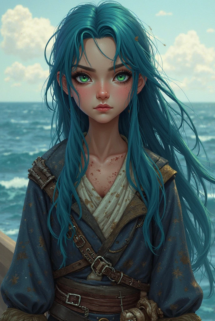anime style digital painting, Siren Seas<lora:EnvyStarlightGritty01:1>