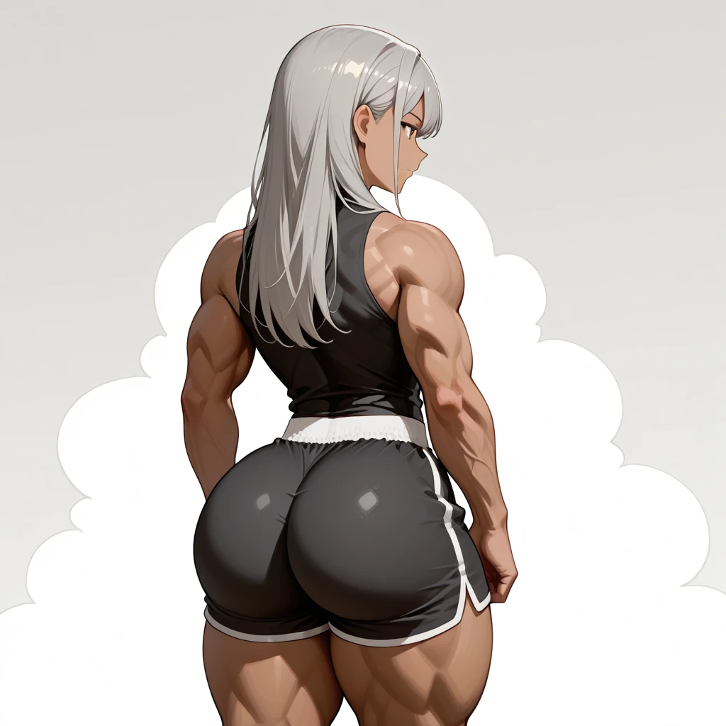 Mirko, Toned body, giant legs and thighs, medium big tits, Huge wide long nipples under transparent fabric clothing, fat crotches, huge wide hips, huge hips, huge and wide thighs, huge butt, butt excessively huge thighs, head on , tight curves

