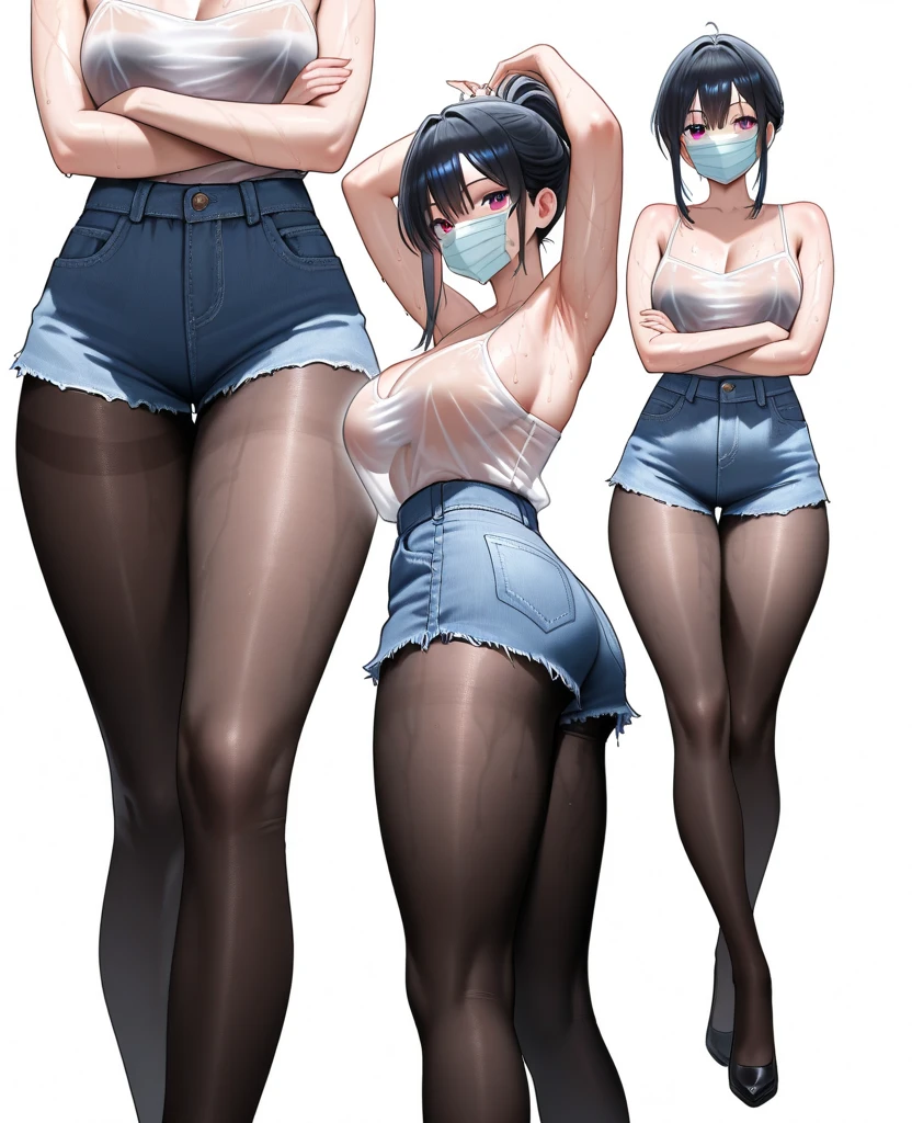 Kujo Sara|Genshin Impact,Ulzzang-6500-v1.1, (raw photos:1.2), (realistic:1.4), (Tiny micro bikini in mesh material...), gigantic bust, Beautiful girl captures details, very detailed Eyes and Face, Beautifully detailed eyes, Ridiculous, Incredibly Ridiculous, Big file size, มีvery detailed, high definition, very detailed, Highest quality, Masterpiece, Chemomimi, illustration, very detailed, CG, integration, 8k wallpaper, miraculous, great details, Masterpiece, best quality, highly detailed cg uniform 8k wallpaper, light on face, movie light, 25 year old girl, (no panties)), ((dynamic gesture))), (camel toe), (half), (tight pants), (Sit with your knees bent.))