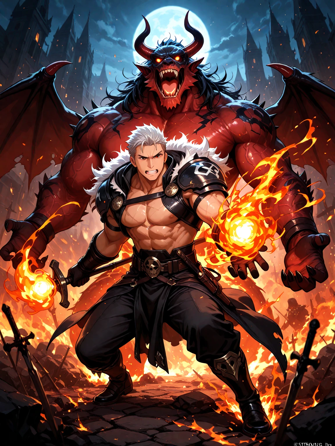 You control a male of mysterious origin named Edgar. he has just arrived in the magical town of Agnaror to train to become a mage.
Upon arriving in town, you’ll be greeted by members of a mage guild called “The Red Phoenix Guild.” They will help you train and provide you with knowledge in the arts of magic,
((Weirdly enough, you’ll soon find out that the monsters are sexually attracted to you.)), HENTAI, NSFW, RPG PORN, ((monsters x male yaoi)),