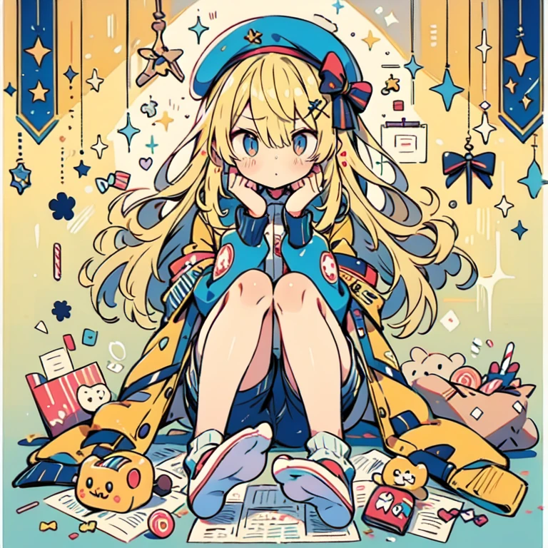 (((Gorgeous artwork))), top-quality, Delicate and beautiful, sorcerer, crystal sphere, florals, Vibrant colors,Ephemerality, sky at night, Shooting Star, Confectionery style, Quiet world,Fantastic atmosphere