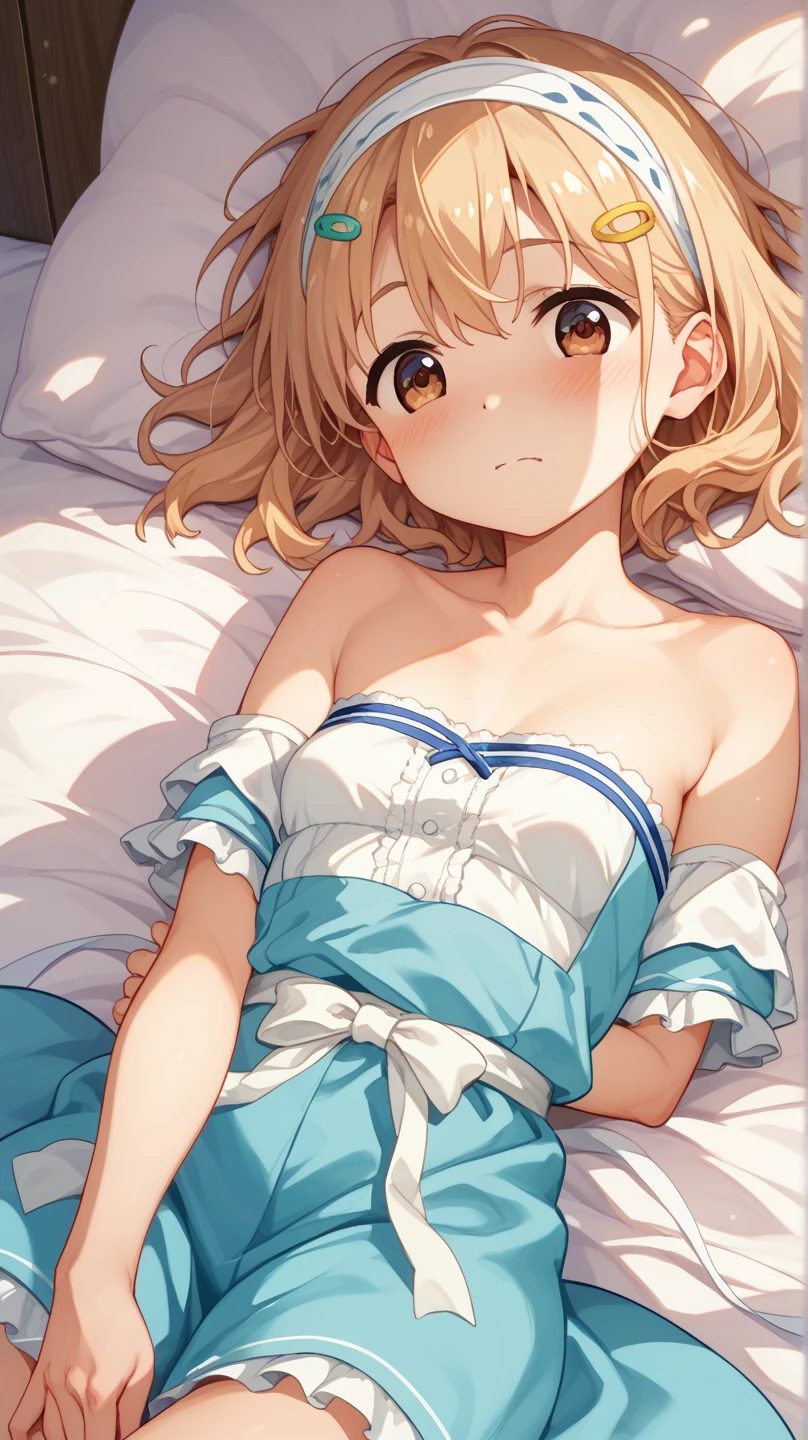 (((missionary position vaginal sex))),(((having vaginal sex))), (((vaginal sex))),delicate and cute girls with brown hair,((cheerleading uniform)),(((tennis  uniform))),(((cheergirls dress))),(tcheerleader)))、16years、Super8K Ultra High Definition、Delicate texture、 Medium Hair、flat chest、(((pleated mini skirt)))、(((Wear a cheergirls wear )))、,Plain clothes,spreading her legs,exposed panties,nsfw,middle breast,(((in hotel))),(((lying down on the bed,spreading legs open wide with knees bent,creating the shape of the letter M))),(((detailed race  panties))),Wearing  panties、),penis,penis insert(((blue taste cheergirls uniform))),showing armpit