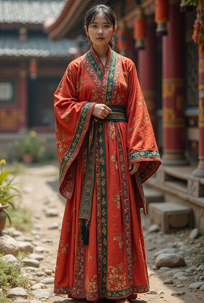 Heian period Twelve-layered robe Princess front