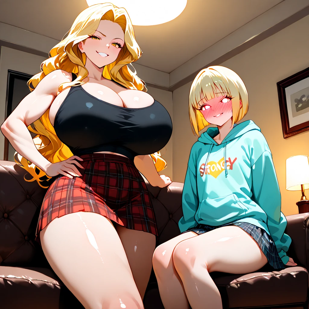 a sexually awkward comedy cartoon about a horny and constantly erect highschool girl with a huge manly throbbing uncircumcised penis she shares with her mother, she has her head unnaturally growing at an angle out of the neck of her own mother as her mom’s second head and is insatiably trying to jerk off her and her conjoined mommy’s ejaculating penis in public and cumming on hew own huge