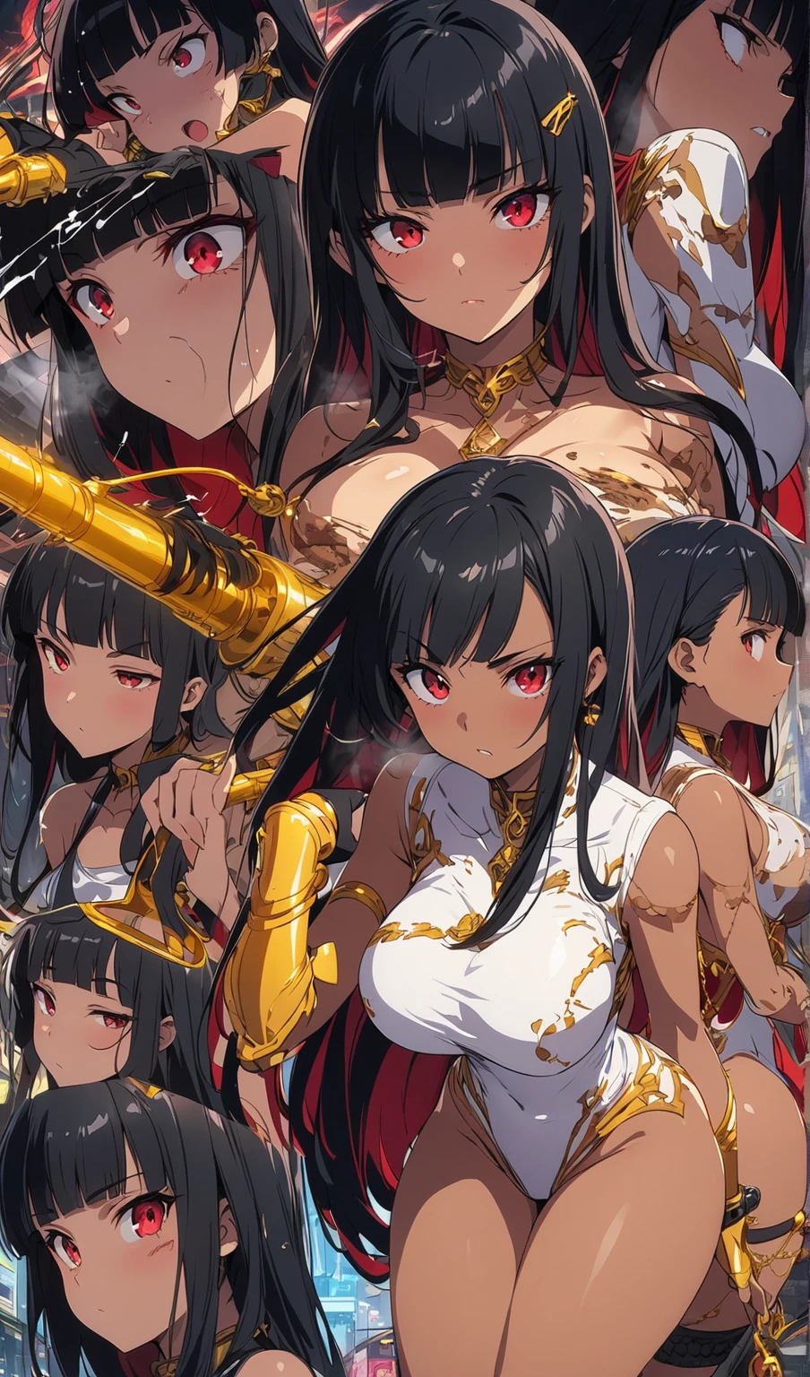 (Browsing Caution:1.4)、(masterpiece, Highest quality), Intricate details,(buzzer、Near future)、(Black Hair)、(armor、Broken Armor、Gloves、hair ornaments、Sword Holding)、(The men around me are wearing sunglasses.、The men around me are wearing masks.)
One Woman、(Clothes get torn)、(20-year-old female)、(cry、shout、run away、The stick enters the crotch、Clear liquid comes out of the crotch、Blood flows from the groin)
Bearded Man, surrounded by Three Men, Scared, Think carefully, dark,Blood,(Three Men)、A man grabs her waist、Bearded Manが胸をつかむ、Young man hugging、Bearded Manが腕をつかむ、Grab the leg、Man and woman Have sex、M-shaped feet、(cry、His penis goes between my legs)、Fight、Tying your hands、Tie your chest with rope、Prisoner、Imprisonment、(Excessive 、Cum on body:1.2、cum in Pussy)、(Old man licking)、(hug、Touching the chest)、((Browsing Caution),(2 men、1 female,Have sex),(Top girl,Straddle),( Sealing)、(Put your hands inside your skirt、Has a peniuscular, A fat man forcefully hugs a woman、The woman is dressed as a heroine.)、(Put your arms behind your back, bound,)、(bound、ロープでTying your hands)、(pig man)、(Beautiful nipples)、(Goblins、Oak)、(valkyrie)