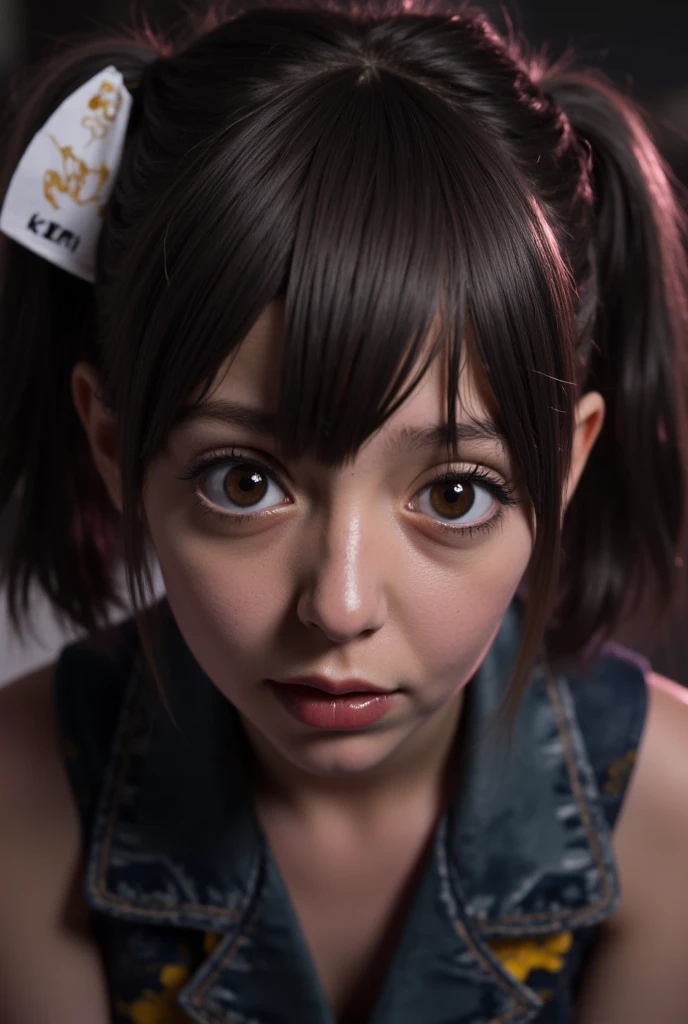 anime girl with long hair and a blue shirt posing for a picture, realistic anime 3 d style, 3 d anime realistic, photorealistic anime, photorealistic anime girl render, smooth anime cg art, anime styled 3d, realistic anime artstyle, anime realism style, anime style. 8k, realistic young anime girl, render of a cute 3d anime girl