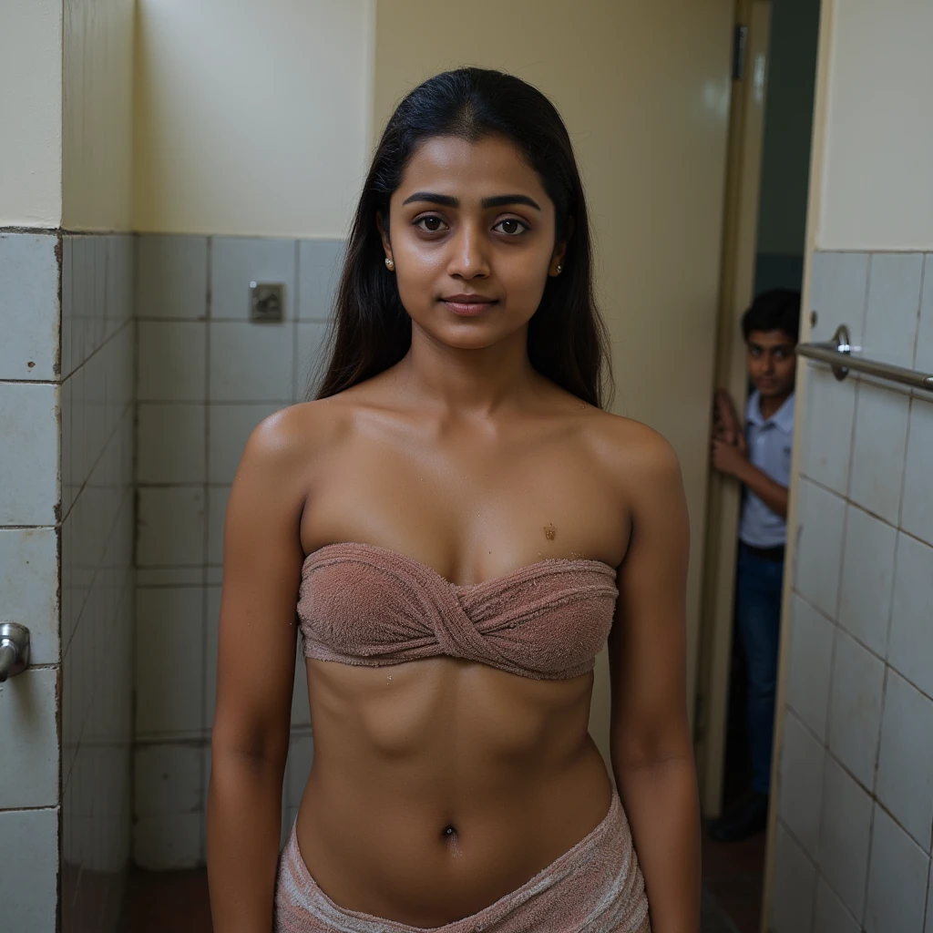 most beautiful Tamil girl standing nude better anatomy long hair photorealistic detailed nude Tamil girl