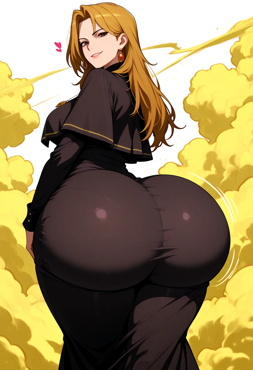 One woman,bangs,Look at the viewer Turn your tail towards me,Women stink,fart,long hair,Make a fart noise,A huge, Huge ass,Brown Hair,Are sleeping,Revealing clothing,dark high school girl