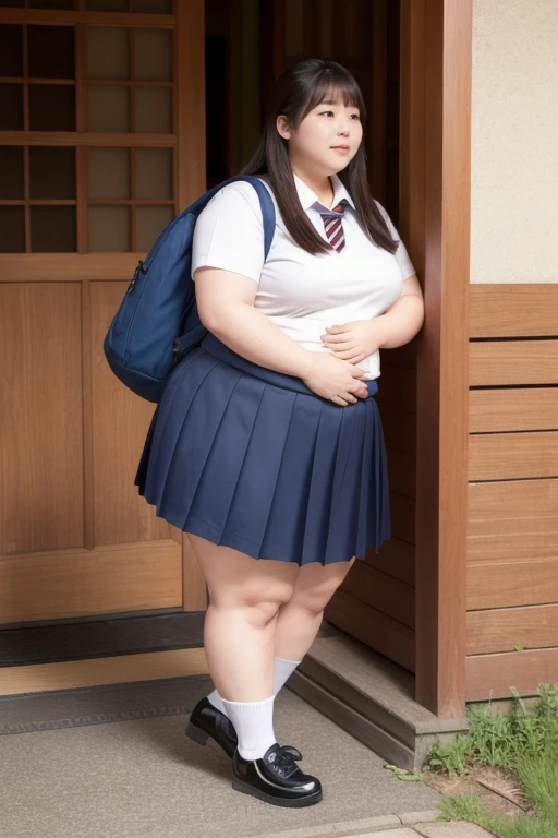 Fat ??? girl , age 10 years , very fat , obese , extremely fat , full body , thick thighs , at the school