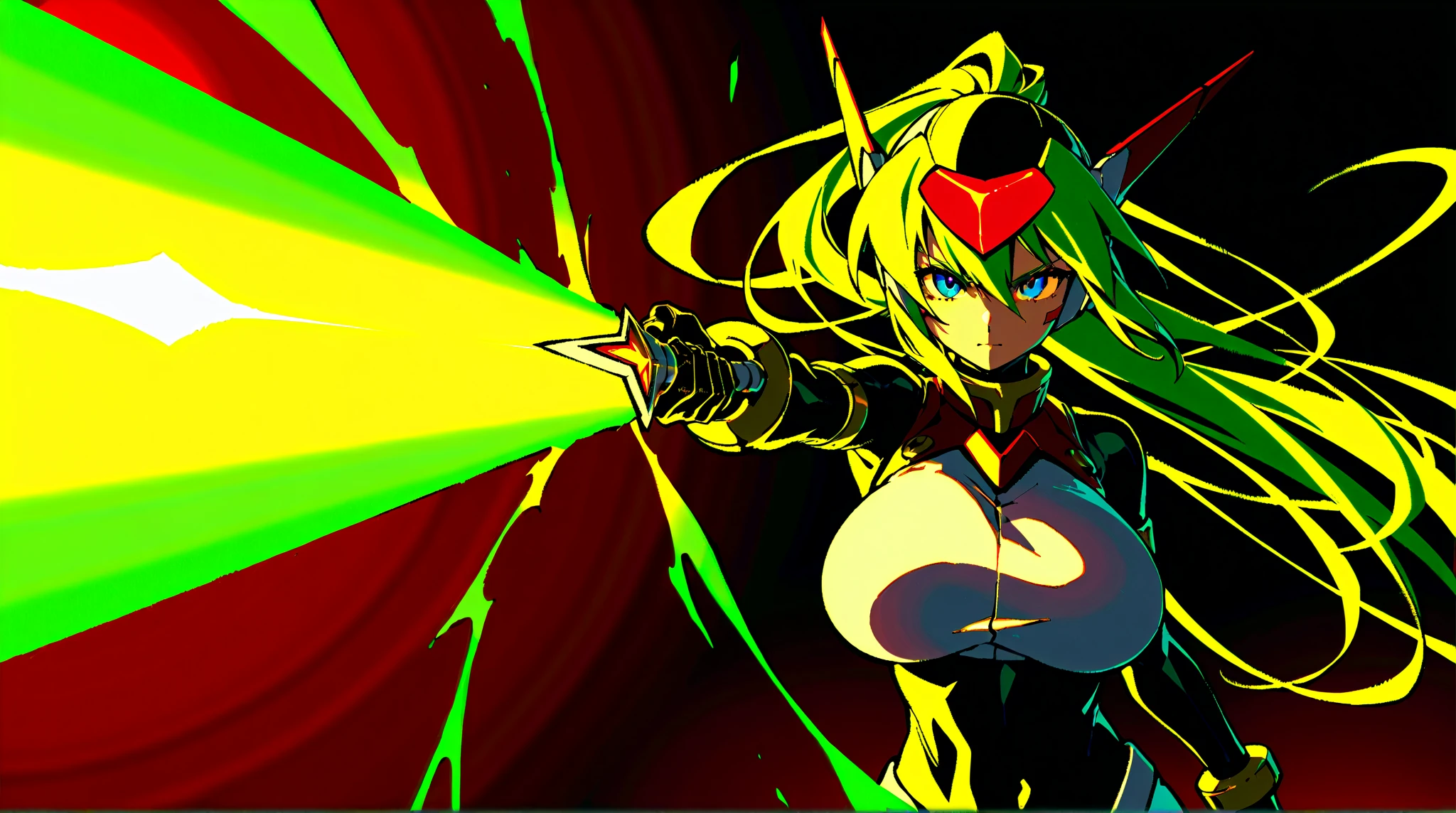 ultra-detailed, Explicit, Beautiful body, Beautiful Nose, Beautiful character design, perfect eyes, perfect face, ultra highres, 4K, beautiful legs, perfect legs, Nice hands, Perfect hand, Masterpiece, Best Quality, Highly detailed, illustration, absurdres, street fighter, doll suit, shadaloo doll, dollsuit, expressionless, blank eyes, looking at viewer, red gloves, emotionless, black latex, corrution, mind control, female combatant, full body, hypnotized, unhappy trance, full body suit, ribbed bodysuit, both arms at side, obey, perfect female body, extremely glossy latex, hypnosis, hypnoLora, empty eyes, Mind control device, poses, submissive_pose, Slave, hat, necktie, stand up straight, standing, standing at attention, hat, necktie, belt, latex, ribbed bodysuit, thighhighs, garter belt, Fighting Stance, extending the right arm from the shoulder into the air with a straightened hand, nazi saluting, military, military saluting, salute, thigh boots, Yu-Gi-Oh!, 1girl, solo, green eyes, fox ears, blonde hair, tail, Hu-Li the Jewel Mikanko