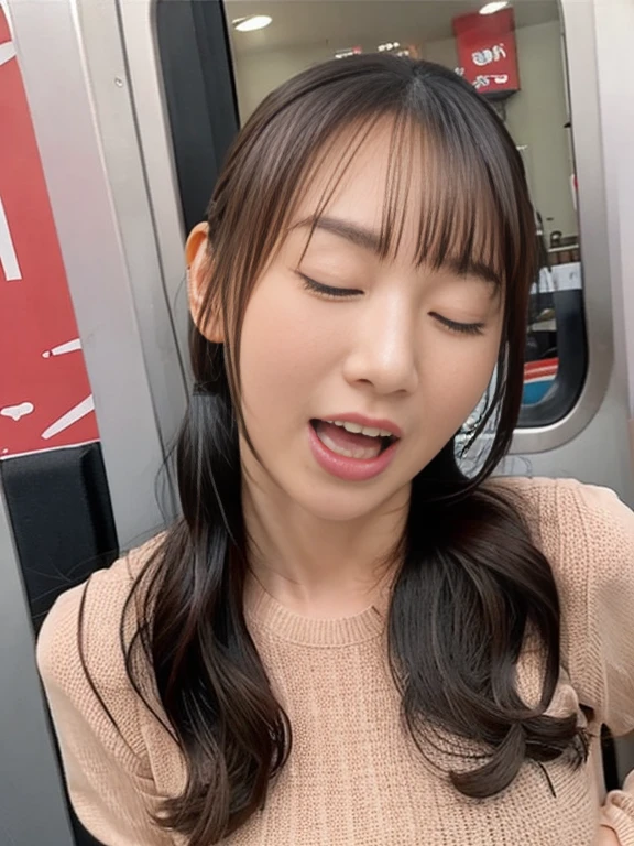 (BlowJobFullQuiron Style),
One person女の子, One person, Heterosexual, penis, Focus Only, Mole, sweater, lips, pubic hair, No correction, erection, Oral, Blowjob, male pubic hair, Realistic, pink sweater
, Highest quality
