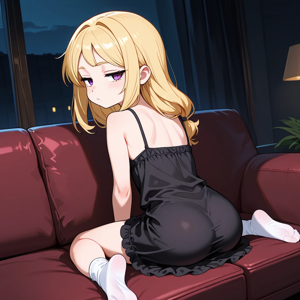 (((masterpiece))), best quality, highly detailed,extremely detailed CG unity 8k wallpaper,illustration, solo,one female,1female,da,bare leg,black penties,black bra,small breast,dark blue eyes,medium hair,blonde ,small breast,living room,dark room,solo female,shy,night, crying face,,sitting on the ground,bare feet,wet,belly,extreme close-up,close-up to belly,PANTYHOSE,hands on belly,coving the belly with hands,angle from top,looking up