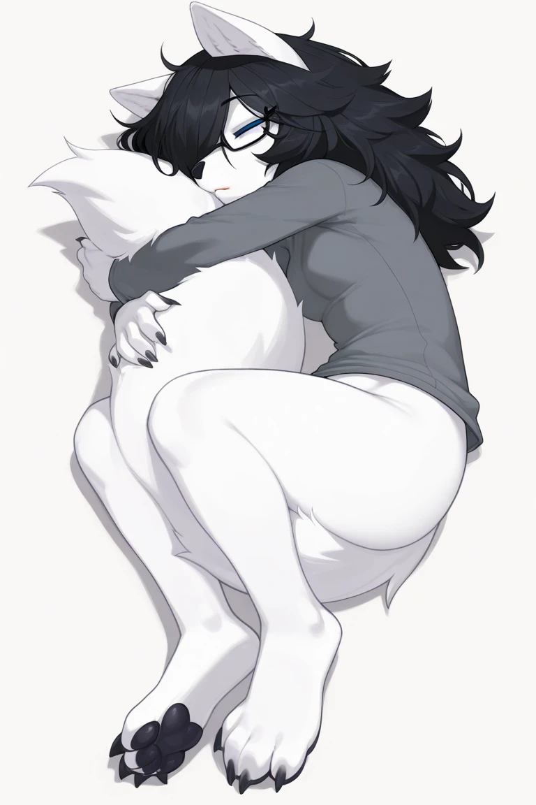 (solo) female , black short hair, woman (big breasts:1.5), attractive, purple shirt, tight black skirt, lab coat,grey garter belt tights ,fit body, thicc, freckles, freckles on face, smug eyes, ((happy sexual expression, moaning with open mouth and tongue out viseble saliva),), she is sitting on her knees , violet background, simple background, thick thighs , from the back, backsite, from back, focus on butt, watch your back, biki big butt sexy butt sexy but invitation
